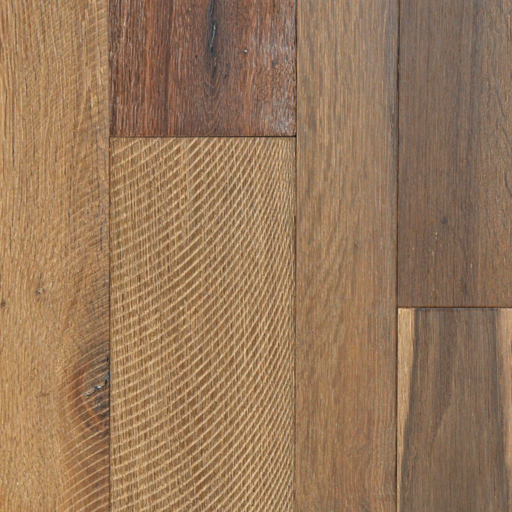 Linco Floors, Russian River Collection 5/8" x (3 1/4" - 4"- 6") x 84" Long Hardwood Flooring White Oak in Bodega Bay Color-0