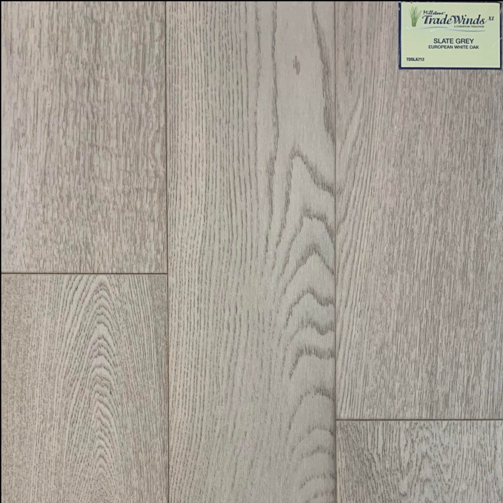 Tradewinds Series, Slate Grey, White Oak, Millstone Collection Engineered Hardwood, TDSLA712 | VFO Flooring