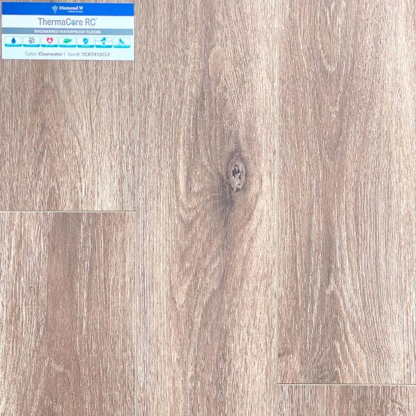 Diamond W, European Oak 6 mm, SPC Flooring in Clearwater Color