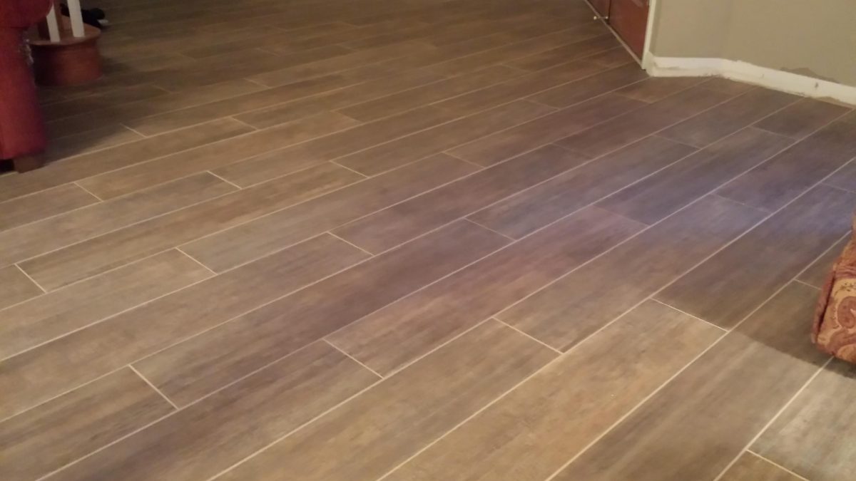 Wood Tile Floor in Northridge