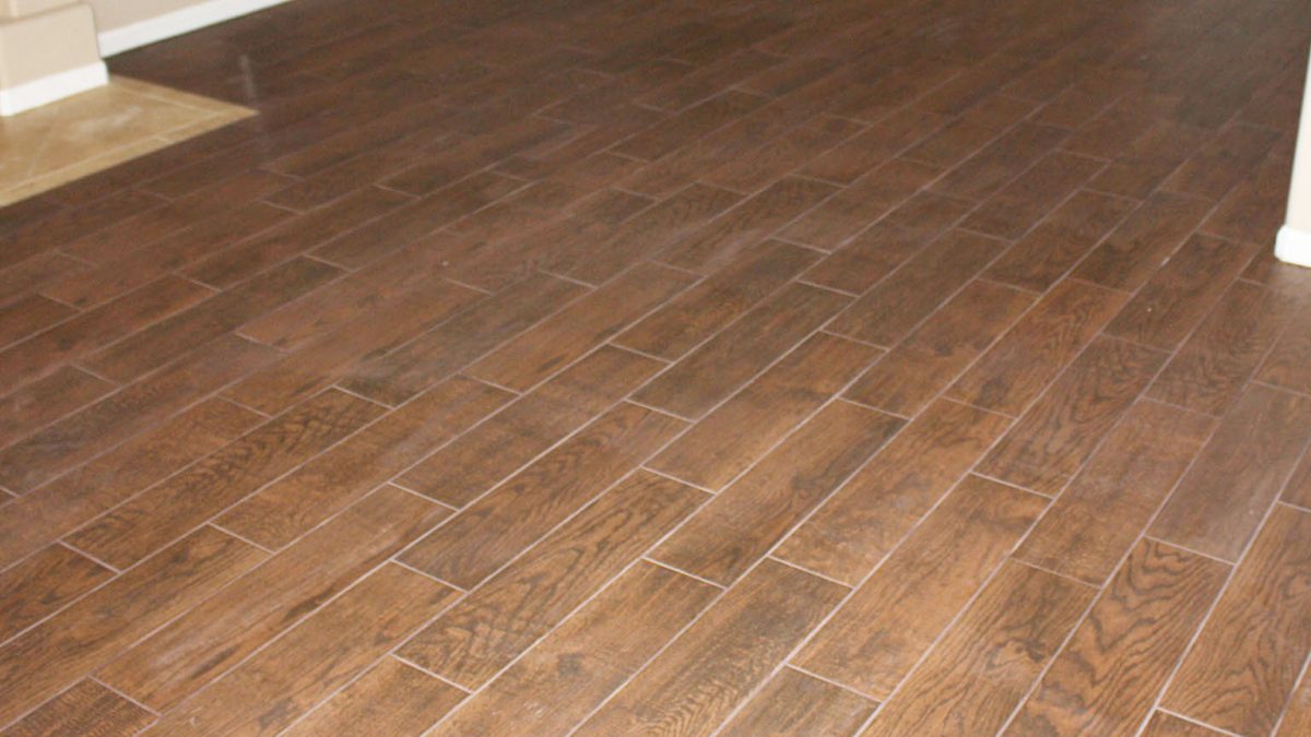 Wood Tile Floor in Tarzana