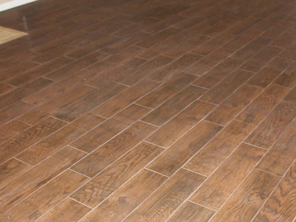 Wood Tile Floor in Winnetka