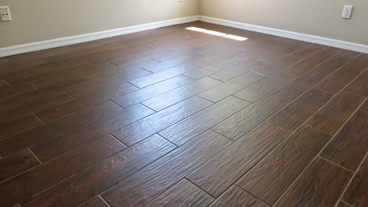 Wood Tile Floor in Encino